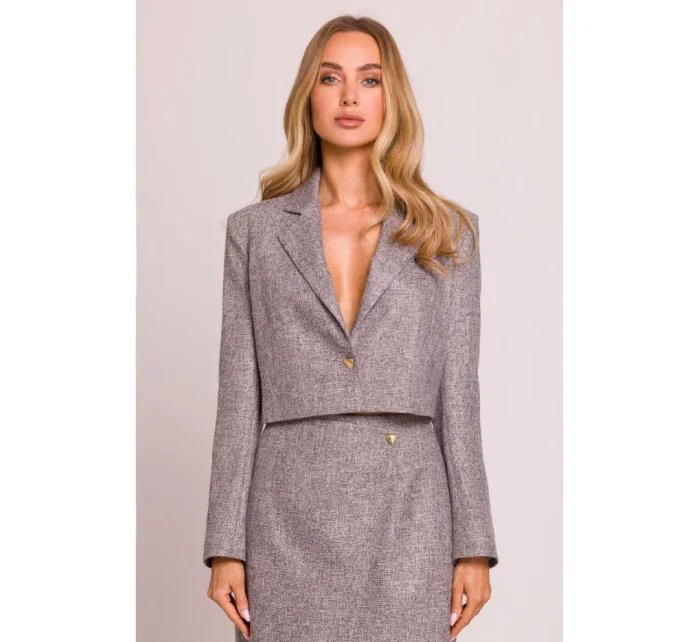 M853 Blejzr s oříznutým střihem - grafitový