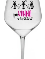 POVINNÉ CVIČENÍ - čirá nerozbitná sklenice na víno 470 ml