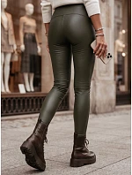 Dámské voskované legíny zelené Dstreet model 21970484 - FashionStreet Dámské voskované legíny zelené Dstreet model 21970484 - FashionStreet
