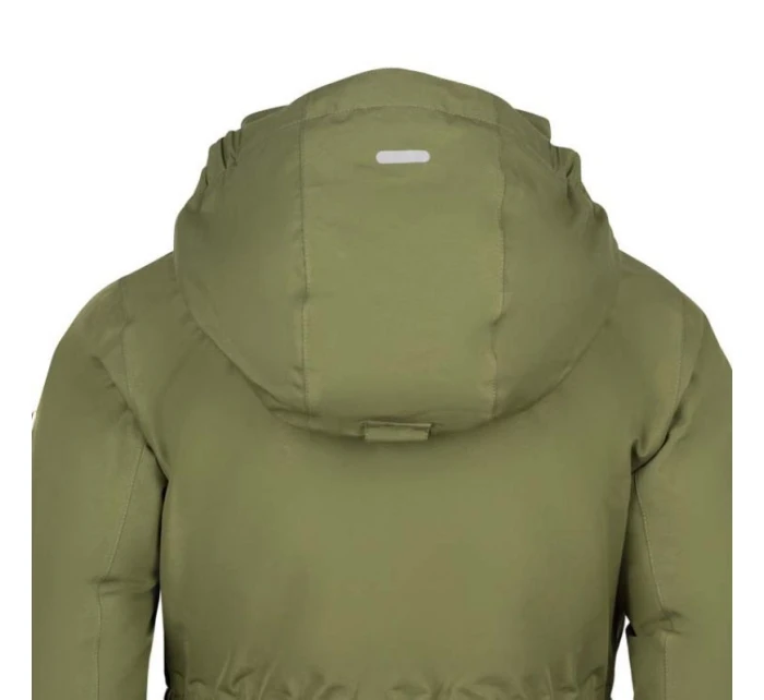 Dětská zimní bunda s kapucí Trollkids Dívčí nepromokavý kabát Alesund zelená (301-323)