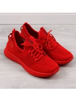 Pánská textilní sportovní obuv NEWS M EVE266B Red - Ostatní