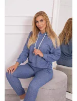 Džínová mikina s kapucí v model 18749102 - K-Fashion