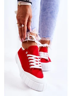 Dámské Tenisky na platformě Červené Comes