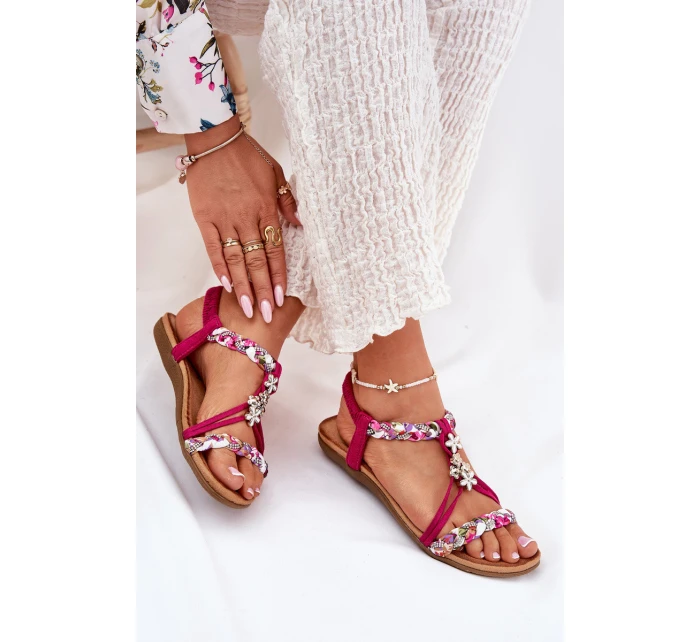 Dámské Plážové Sandály S Pásky A Přezkami Fuchsie model 21693400 - Artiker Dámské Plážové Sandály S Pásky A Přezkami Fuchsie model 21693400 - Artiker