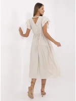 Sukienka MI SK model 21142006 beżowy - FPrice Sukienka MI SK model 21142006 beżowy - FPrice