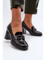 Dámské boty na vysokém podpatku, model 20446371 černá D&A - Kesi