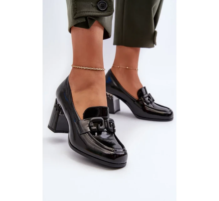 Dámské boty na vysokém podpatku, model 20446371 černá D&A - Kesi