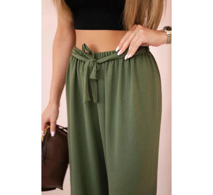Dámské kalhoty model 21004324 khaki - Kesi