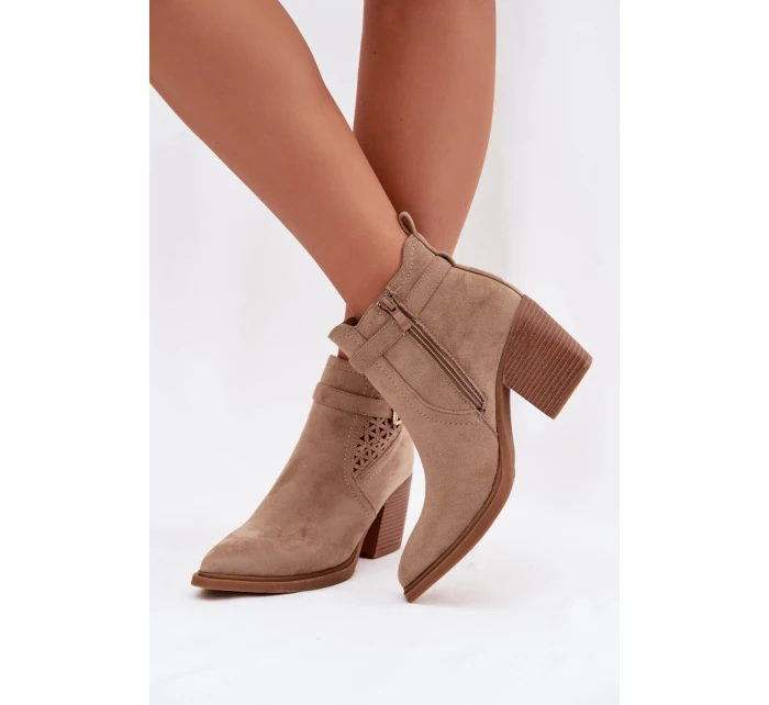 Boty na podpatku  model 224703 Step in style