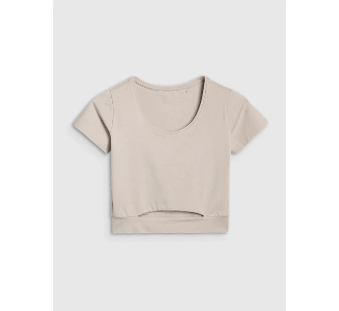 Dámské hladké tričko model 21436858 - 4F