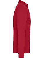 JN Pánské pracovní piqué polo s dlouhým rukávem 02. red model 22533503 - Daiber JN Pánské pracovní piqué polo s dlouhým rukávem 02. red model 22533503 - Daiber