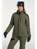 Core Ski Jacket Women Dámská lyžařská bunda s kapucí model 22470460 olive - Tenson Core Ski Jacket Women Dámská lyžařská bunda s kapucí model 22470460 olive - Tenson