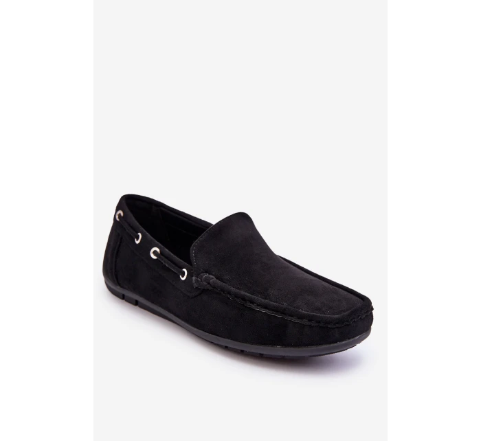 Mužské semišové návleky černé model 21625666 - Boto