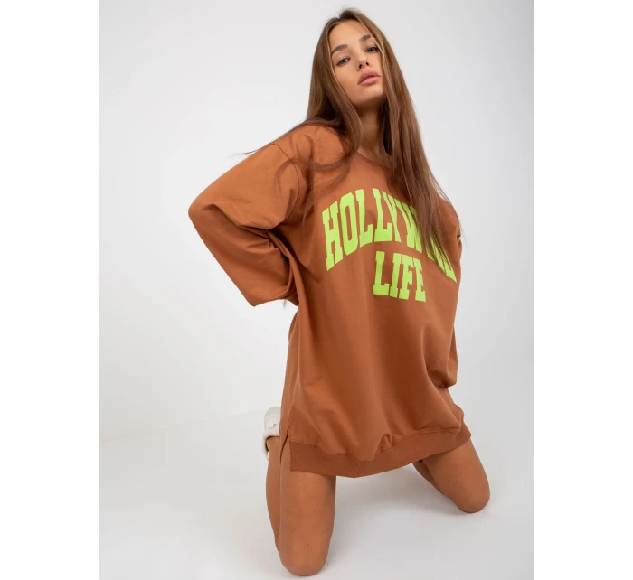 Mikina VI BL 3102.01P hnědo-zelená Mikina VI BL 3102.01P hnědo-zelená