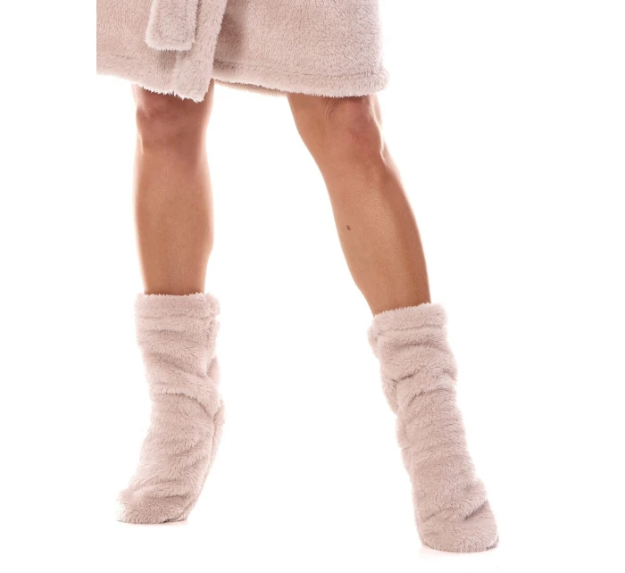 Dámské teplé ponožky model 22022620 Pudr růžová L&L - L&L