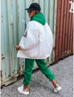 Dámská baseballová bunda BASKET bílá FashionStreet TY3118