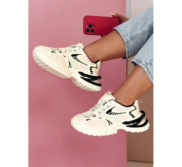 Dámské sportovní tenisky BLAZERO beige FashionStreet ZY0901