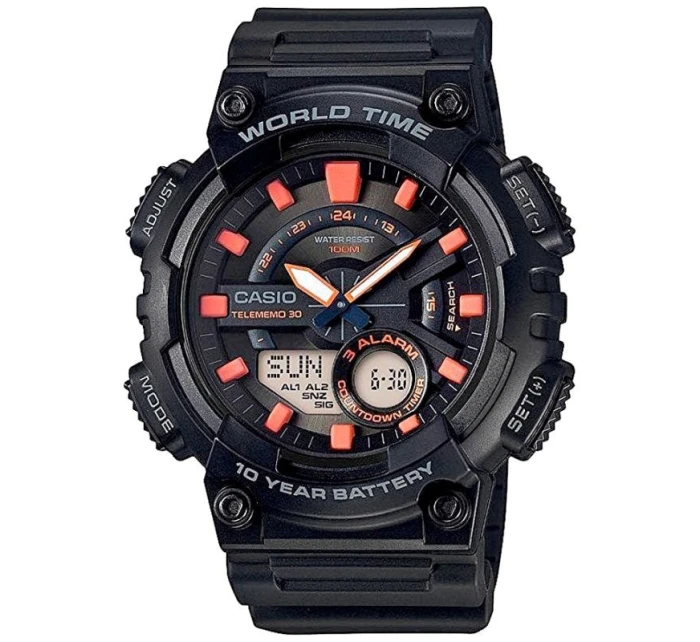 Pánské hodinky CASIO Gerton AEQ-110W-1A2VDF + BOX Pánské hodinky CASIO Gerton AEQ-110W-1A2VDF + BOX