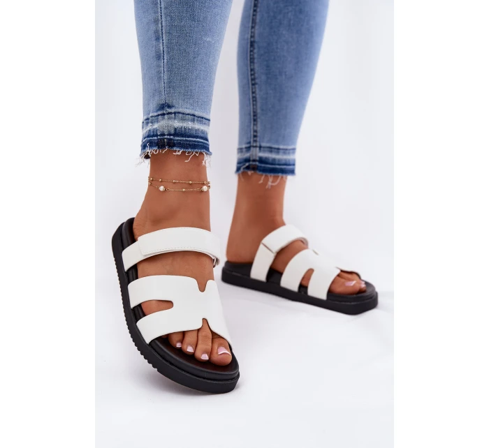 Dámské Pantofle S  Bílé model 21697767 - VINCEZA