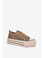 Dámské Tenisky Na Masivní Platformě Leopard model 21703636 - Boto Dámské Tenisky Na Masivní Platformě Leopard model 21703636 - Boto