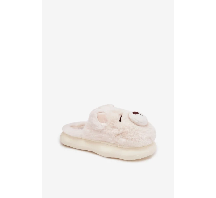 Kožešinové pantofle s motivem bílé model 21772446 - Boto Kožešinové pantofle s motivem bílé model 21772446 - Boto