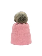 Růžová čepice Soft Fluff - Art of Polo