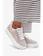 Dámské tenisky na platformě – šedé Tellnira Dámské tenisky na platformě – šedé Tellnira