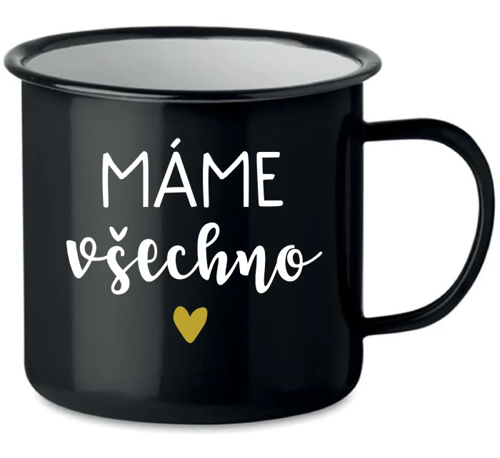 MÁME VŠECHNO - černý plecháček 350 ml