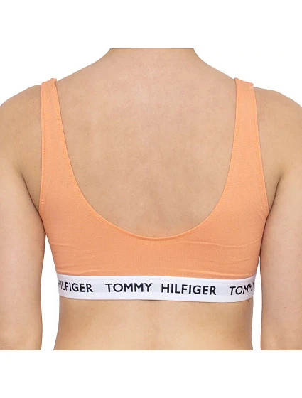 Sportovní podprsenka model 9005214 oranžová - Tommy Hilfiger Sportovní podprsenka model 9005214 oranžová - Tommy Hilfiger