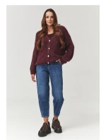 Svetr na zapínání  model 219738 Makadamia