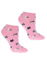 Kotníkové ponožky model 18433240 růžové - Moraj