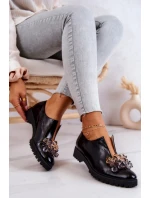 Elegantní Kožené Boty S model 21575866 černe Cindy - Boto