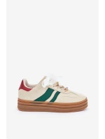 Dámské Tenisky S Béžové model 21682934 - Boto Dámské Tenisky S Béžové model 21682934 - Boto