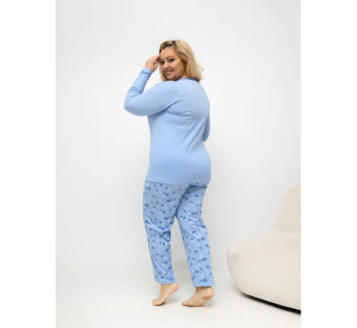 Piżama DU PI FP model 22016569 jasny niebieski - FPrice