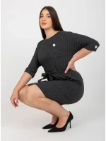 Dámské šaty LK SK 507724 tmavě šedé