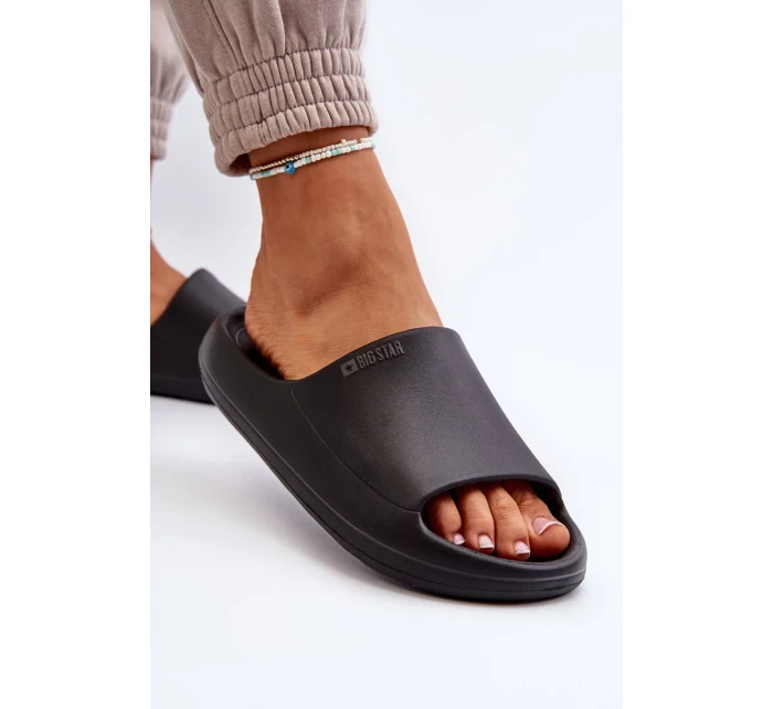 Lehké dámské pantofle Big Star Černá