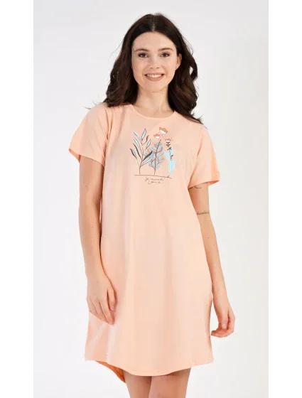 Dámské domácí šaty s krátkým rukávem Garden Dámské domácí šaty s krátkým rukávem Garden
