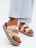 Klapky na platformě model 227935 Step in style