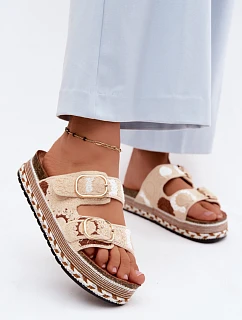Klapky na platformě model 227935 Step in style