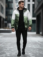 Pánská zimní lyžařská bunda zelená FashionStreet TX5126