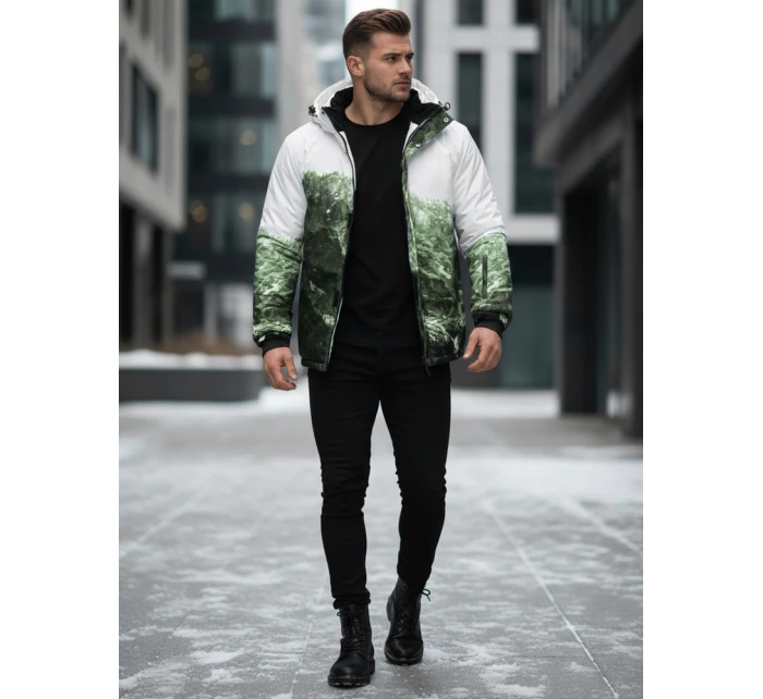 Pánská zimní lyžařská bunda zelená FashionStreet TX5126