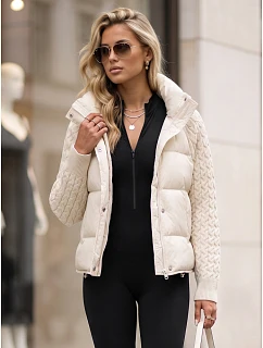 Kurtka damska pikowana puchowa z model 22346278 - FashionStreet