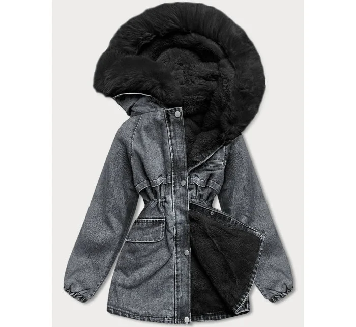 DAMSKA KURTKA NA  CZARNA model 21244050 - S'WEST