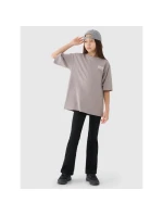 Dívčí tričko oversize s potiskem model 21435214 - 4F Dívčí tričko oversize s potiskem model 21435214 - 4F