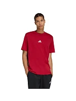 Pánské tričko Essentials 3Stripes červené model 22071176 pánské - ADIDAS Pánské tričko Essentials 3Stripes červené model 22071176 pánské - ADIDAS