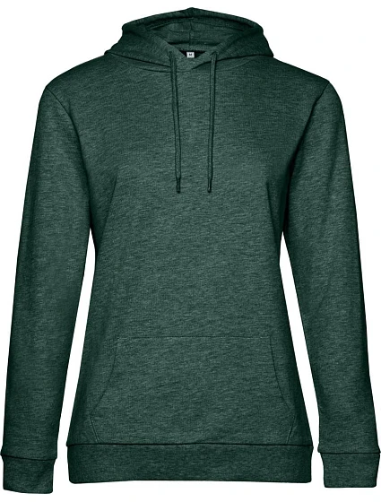 B&C #Hoodie /women Dámská mikina s kapucí 01.W04W heather dark green B&C #Hoodie /women Dámská mikina s kapucí 01.W04W heather dark green