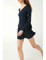 Vamp - Noční košilka s elegantním zlatým potiskem 21835 - Vamp Vamp - Noční košilka s elegantním zlatým potiskem 21835 - Vamp