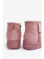 Dívčí Sněhové Boty S Kožešinou S Růžový Betty model 21637269 - Big Star Shoes Dívčí Sněhové Boty S Kožešinou S Růžový Betty model 21637269 - Big Star Shoes