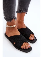 Dámské žabky Big Star model 21653856 černé - Big Star Shoes Dámské žabky Big Star model 21653856 černé - Big Star Shoes