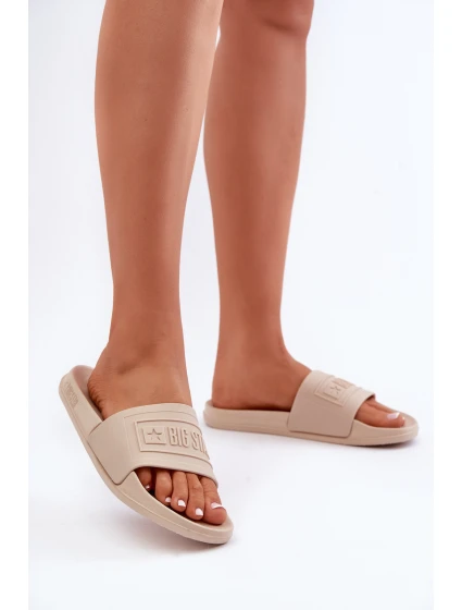 Lehké Dámské Pantofle Big Star model 21675995 Béžové - Big Star Shoes